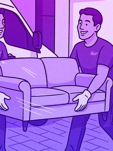Same-Day Couch Delivery in Long Beach by Muvr