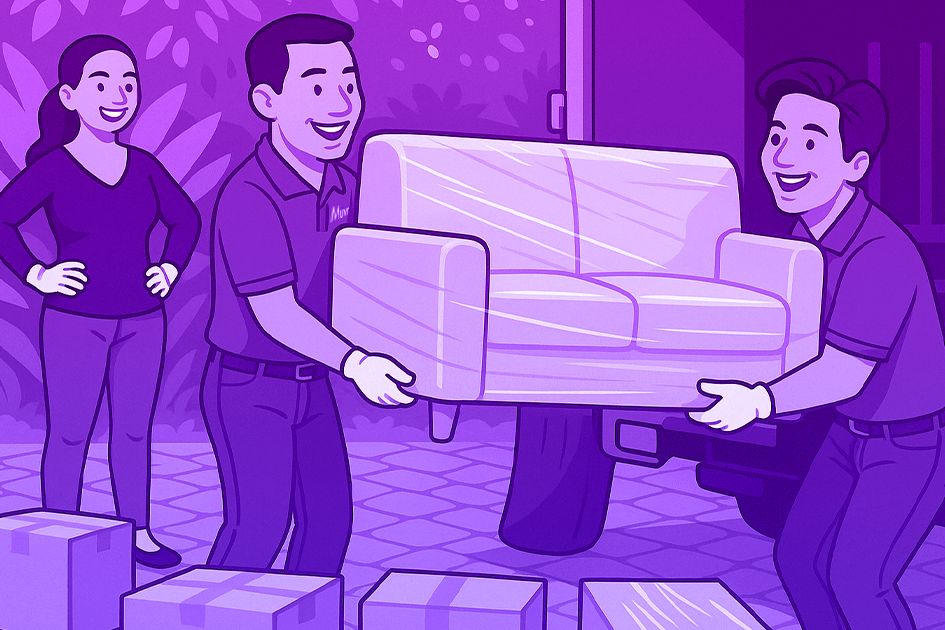 Same-Day Couch Delivery by Muvr