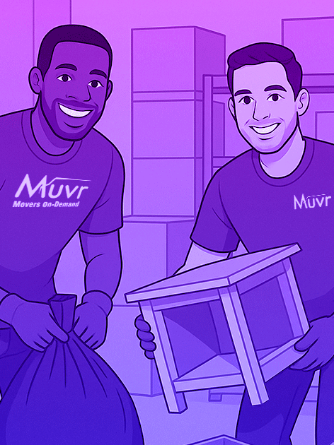 Same-Day Junk Removal in Anaheim by Muvr