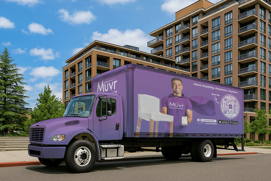 Missed a Store Drop-Off? Muvr Delivers Dining Chairs in Hours in Los Angeles, CA 7 Muvr Truck - Moving, Delivery, Junk Removal
